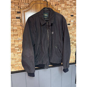 Vintage The Greenbrier Resort Weatherproof Grey Full Zip Jacket Coat XL